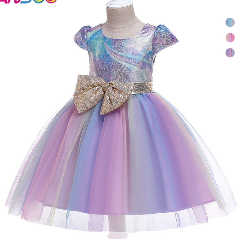 Ansoo New Bowknot Children \\ 'S Skirt Fashion Children \\' S Dress Princess Tutu Dress for Birthday Party