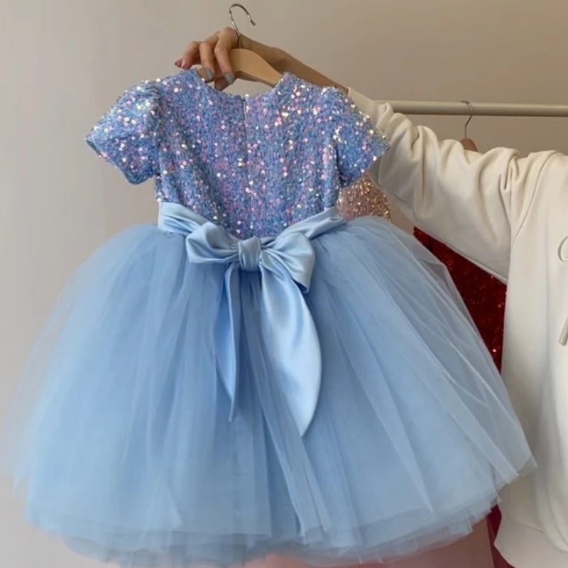 子供のための女の子のプリンセスパーティードレスエレガントな花嫁介添人プロムガウン子供
