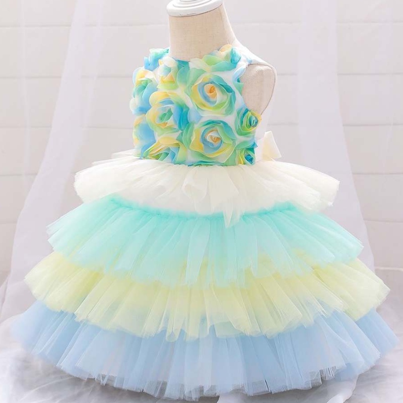 2020花の新生児の洗礼FROCK FIRST COMMUNIOnドレスケーキチュチュプリンセスドレス