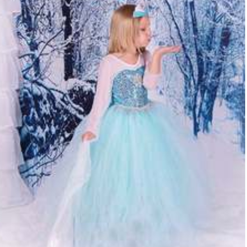 Baige TV&movie Elsa Anna Girlパーティードレスハロウィーンコスプレドレスコスチューム