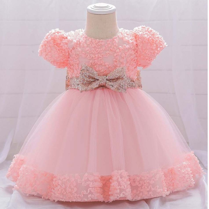 Baige Garment Girls Party Dress Baby Frock Design Princess Birthday Girl Dresses