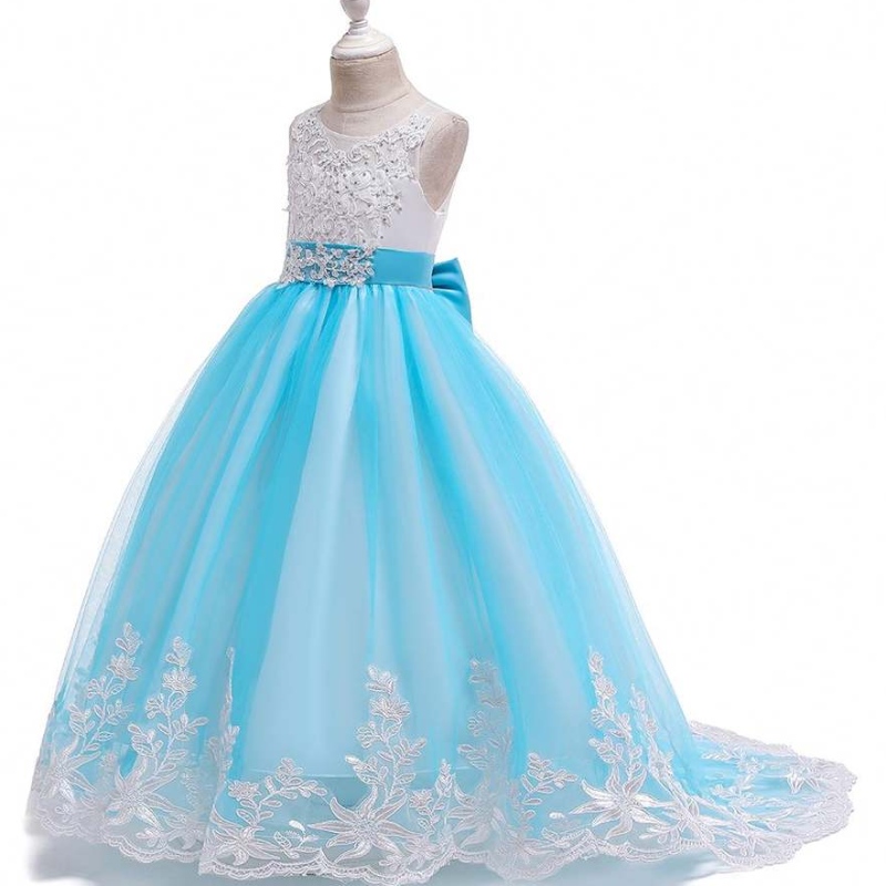 Baige Fancy Little GirlsプロムダイヤモンドドレスPuffy Party Maxi Dress for Kids Long Children Maxi Ball Gowns