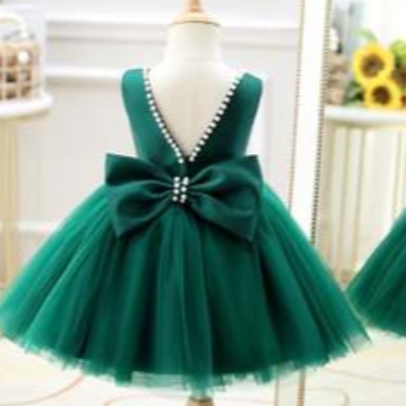 Baige Oem Green Flower Girl Wedding Piano Birthda