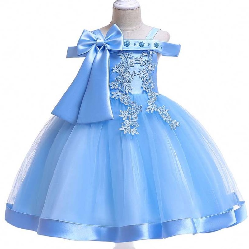 Baige New Frock Kids Party Dress新生児の花の女の子満月の誕生日ドレスl5081xz