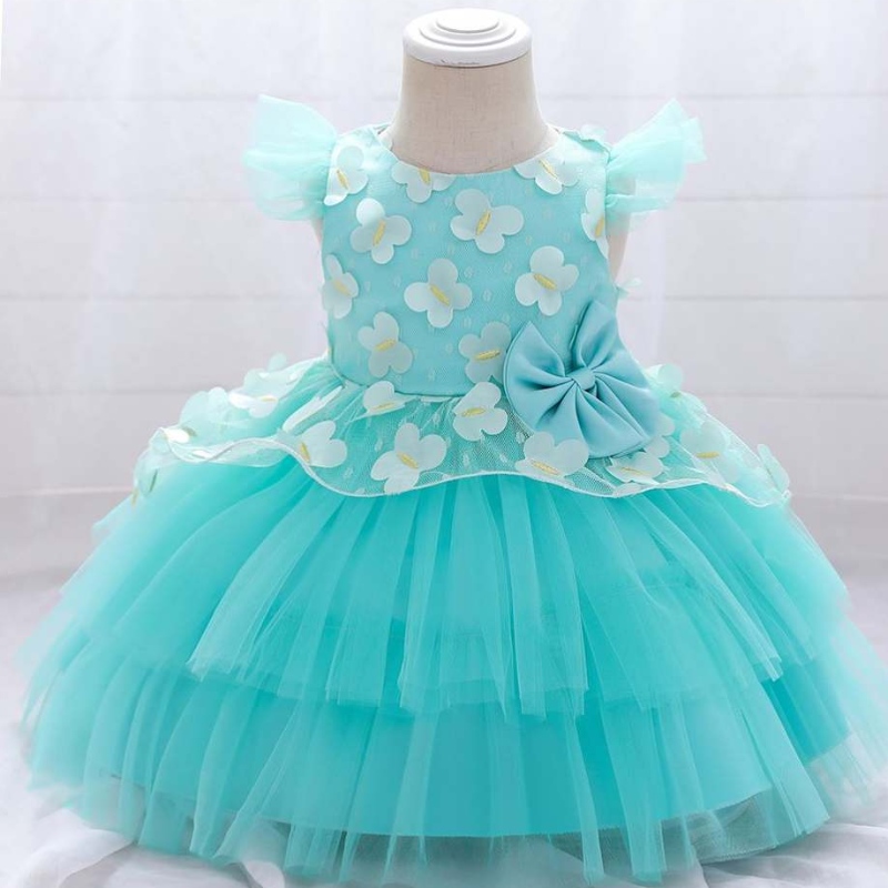 Baige Girls Frock Patterns Sweet Girl Ruffle Princess Little Girl Birthday Beautiful First Communionドレスl1991xz