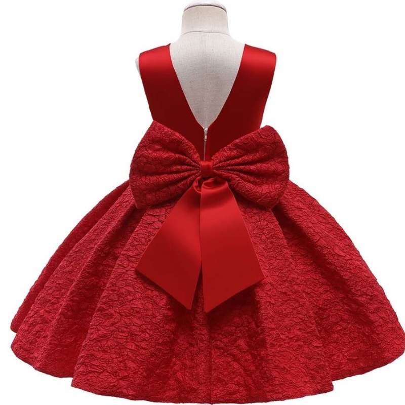 Baige New Design Flower Girls Dresses Kids Wedding Invinder Party Gown Girl Prom Fancy Dress