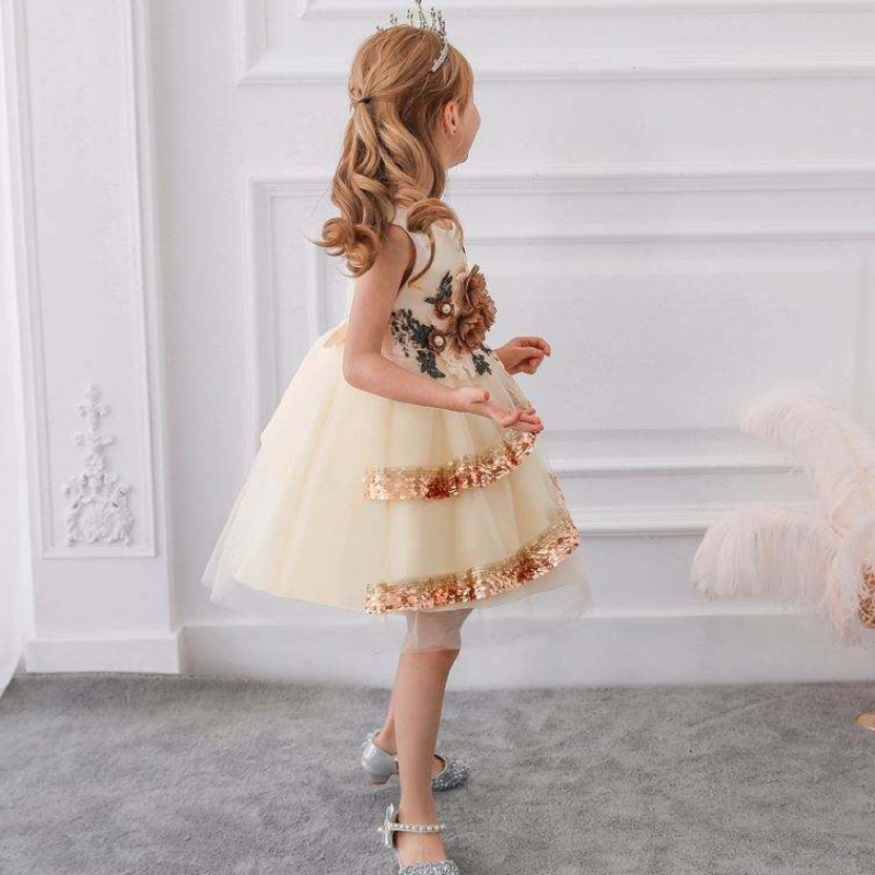 Baige Children Fancy Dress Girls Party Dresses India&Pakistan Clothing Girls \\ 'スパンコールフラワースカートL5148