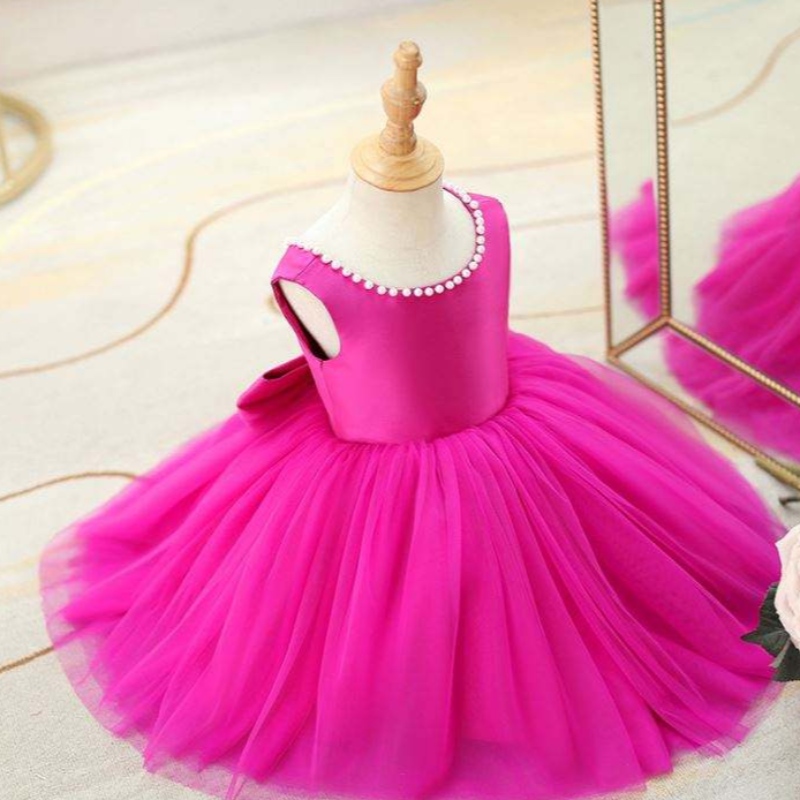 Baige OEM Wholesale Childs Children Party Birthday Girl Dress Princess Party DressDZ002