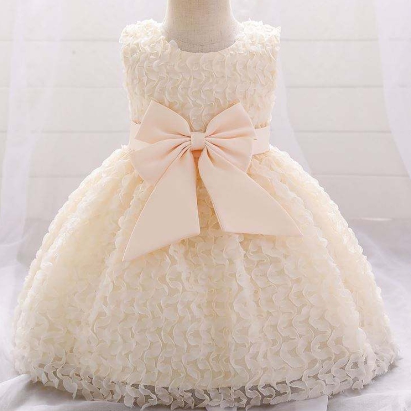 Baige Bady Girls Clothes Ball Gown Princess Dress Infant Formal Birthday Baptism Party Kids Flower Girl DressesL1979XZ