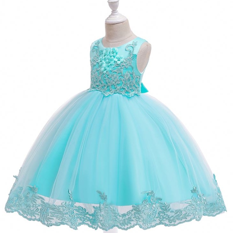 Baige Girl Princess Dresses Sreeveless Party Dress KidsイブニングボールガウンバースデーパーティーL5097