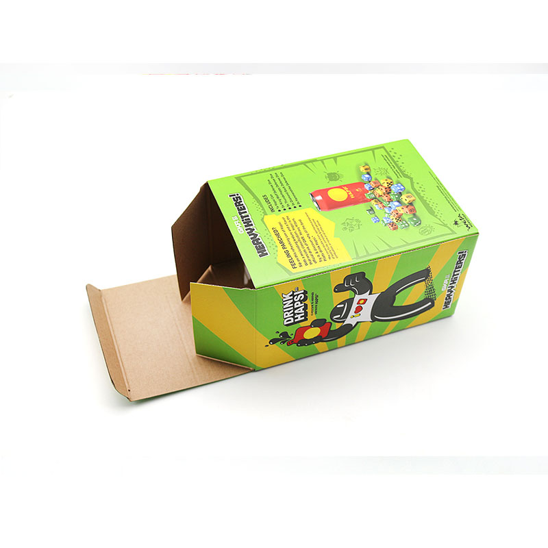 電子おもちゃ玩具波型紙ボックスパッケージ印刷透明なウィンドウデザインハイエンドカスタム