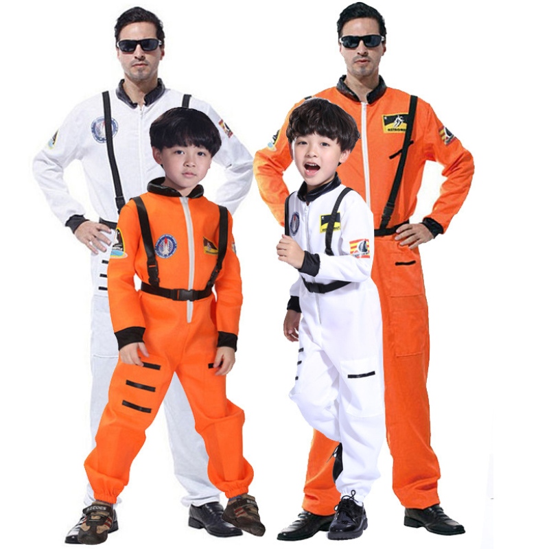 2022 Hot2022 Hot Sale Halloween Costumes for Man Astronaut Spacesuit Orange and White Costume Cosmonaut Cosplay Costumes Sale Halloween Costumes for Man Astronaut Spaceuit Orange and White Costume Cosmonaut Cosplay Costumes