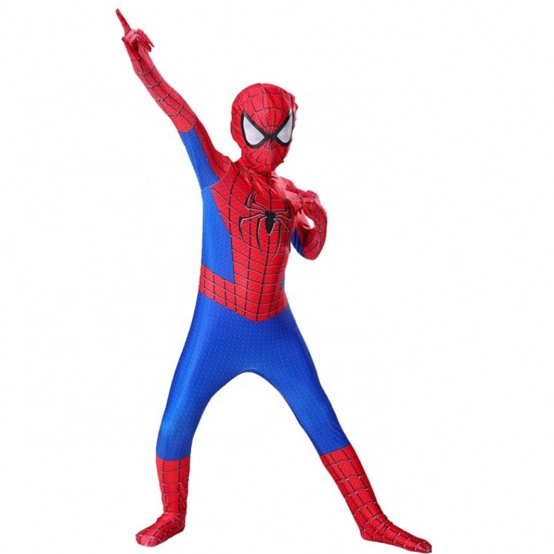 大人のためのレッドハロウィーンコスチュームテレビ&filmスーパーヒーローコスプレ高品質のスーツTraje Spider Man Costume for Kids