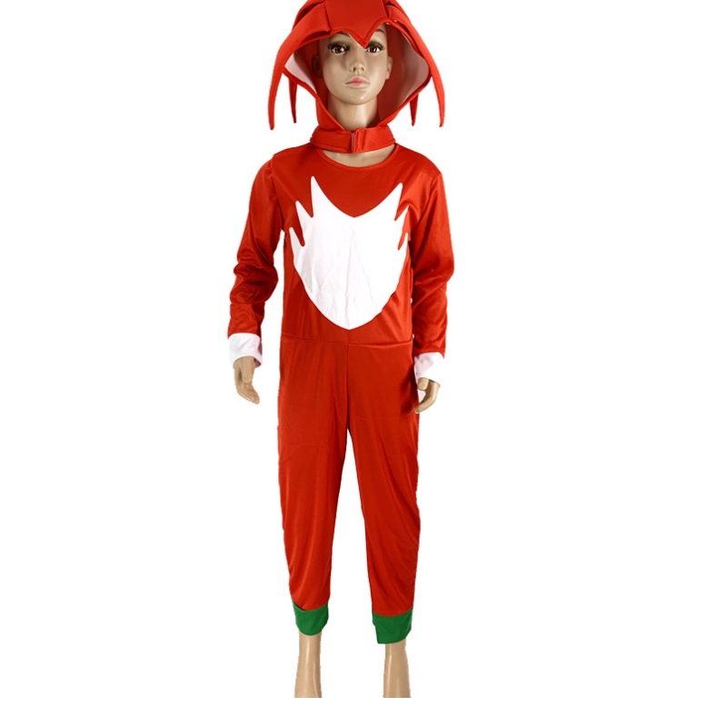 ボーイガールソニックヘッジホッグコスチュームソニックコスチュームキッズハロウィーンパーティーゲームコスプレ子供ブルーソニックジャンプスーツ