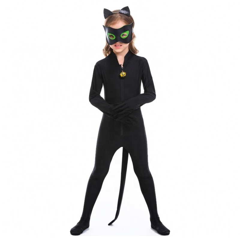 ホットハロウィーンの子供たち\\ 'sバットマンコスプレ衣装女の子猫の女性の子供スーパーヒーローコスチューム