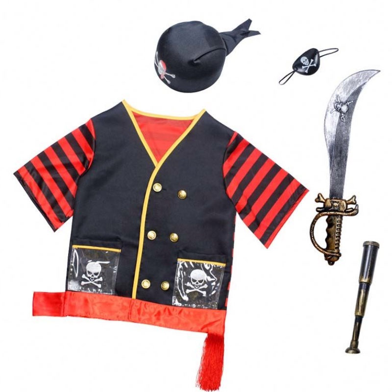 ハロウィーンキッズデラックスコスチュームセットボーイズチルドレン\\ 'S Pirate Costume with Accessories HCBC-016