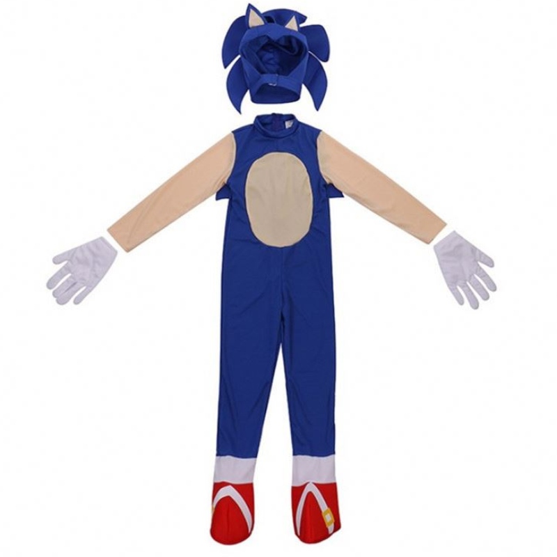 Onic Halloween Children \\'s Costume Sonic Hedghog Cartoon Sonic Boy Cosplayゲームパフォーマンスコスチューム