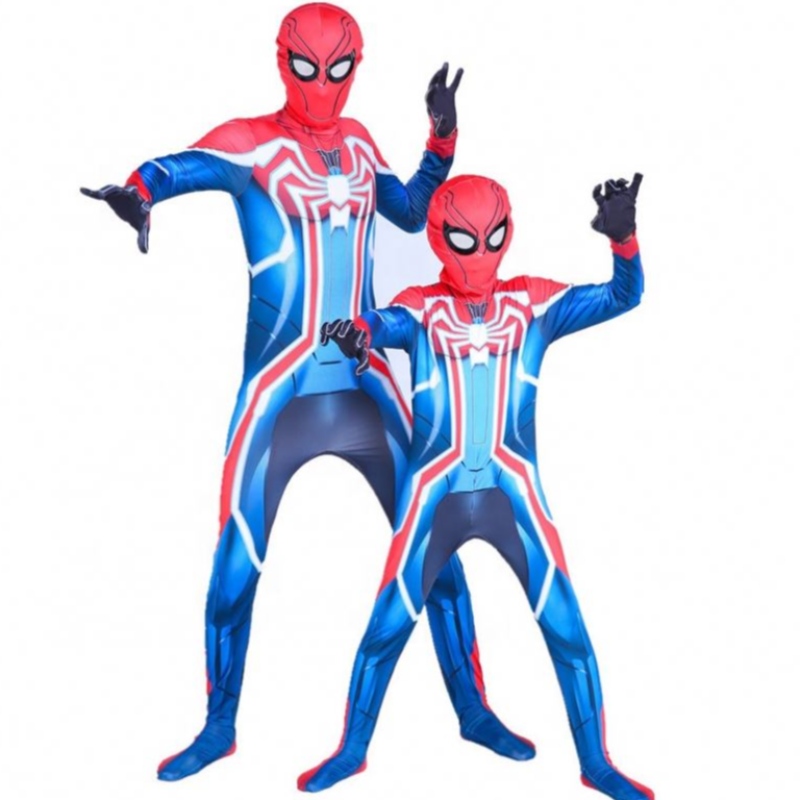 キッズボーイズハロウィーンマッスルスパイダーマンコスチュームベビーハロウィーンの服子供コスプレジャンプスーツ