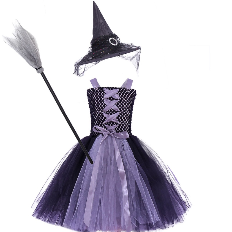 Amazon Hot Seller Novelties Child \\ 's Classic Witch Costume Dress and Hat x-xxl
