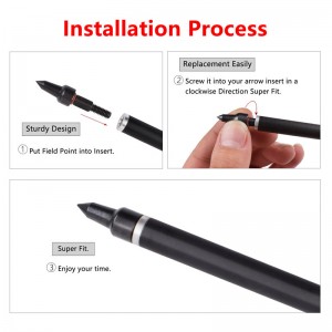 7.62 mmのカーボン矢印のための