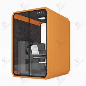 無触席可動可動4人事務所ビル伝統的防音ブース会話会室