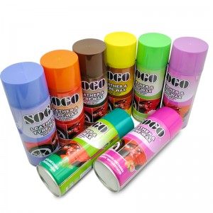 良質のシリコーン革タイヤワックスカーケアエアゾールスプレーワックスコックピット明るいスプレー