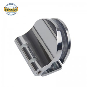 壁に対する半丸いヒンジ