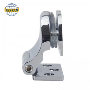 壁に対する半丸いヒンジ