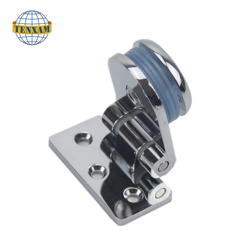 壁に丸いビーズヒンジ