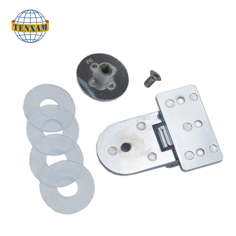 壁に丸いビーズヒンジ