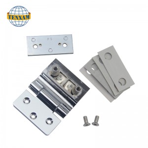 片側湾曲したヒンジ