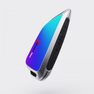 スマートLCDカーキー、アップグレードキーレスエントリ、ブルーカーキーオートロック&ロック解除リモートカースターター、キーフォブ交換防止防止アクセサリー、車両ロゴディスプレイ