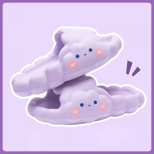 2022春夏クッションユニセックス屋内屋外ハウスビーチソフトかわいい素敵なサンダル厚いプラットフォームクラウドスライドスリッパ