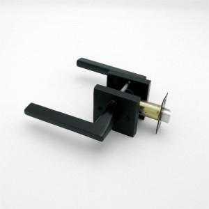 S7503ベッドルームとバスルームのドアマットブラック用のプライバシードアレバー