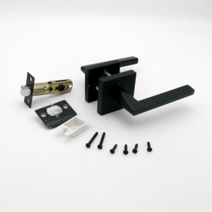 S7503ベッドルームとバスルームのドアマットブラック用のプライバシードアレバー