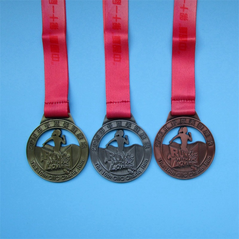 スポーツメダルメーカーの金属メッキゴールドシルバー銅メダル
