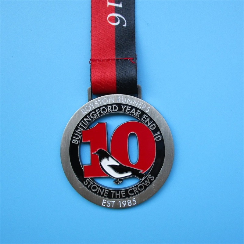 ダイカストメタルバッジ3Dアクティビティメダルと賞のメダルオブオナーとリボン
