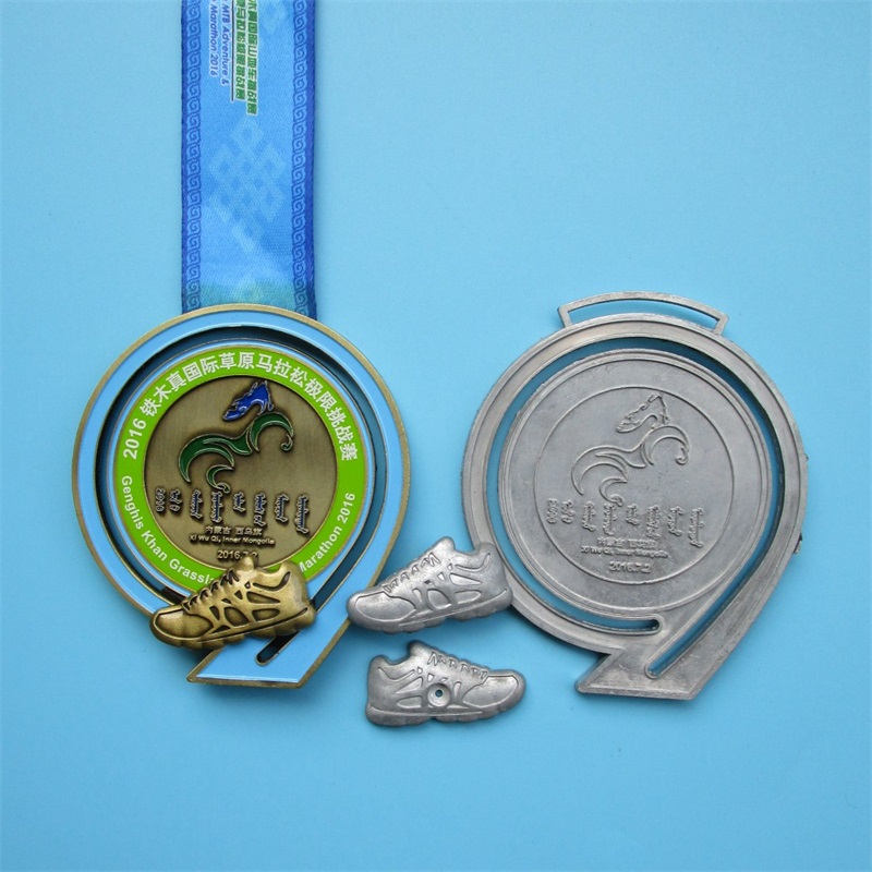 ダイカストメタルバッジ3Dアクティビティメダルと賞のメダルオブオナーとリボン