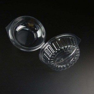 10オンスのリサイクル可能なプラスチック使い捨てフルーツサラダボウル