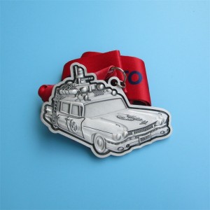 バーチャルランメダルカーデザイン3Dメタルハンガーゴールドメダルカスタムスポーツメダル