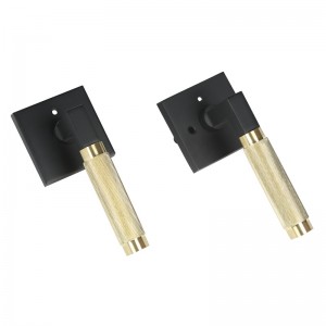 S7137インテリアドア用のモダンスクエアナーレルドアレバー、ヘビーデューティードアハンドル