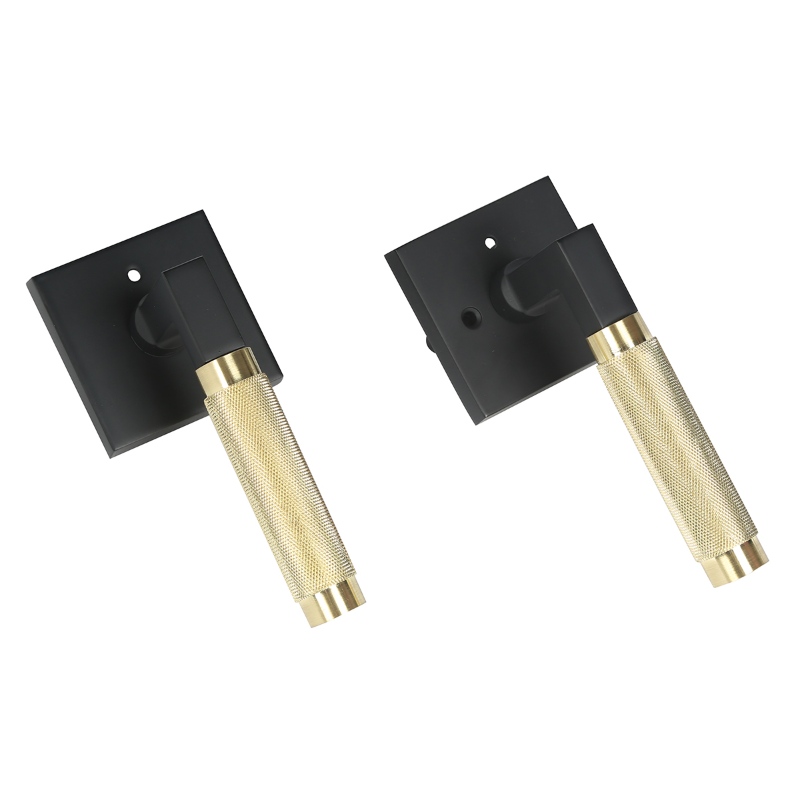 S7137インテリアドア用のモダンスクエアナーレルドアレバー、ヘビーデューティードアハンドル