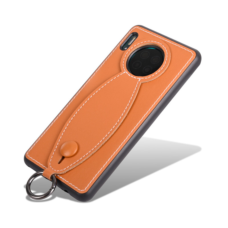 Huawei Mate30/pro30携帯電話ケース、イタリアのカルフスキンパーソナライズされたハンドストラップブラケットタイプの携帯電話保護革ケースに適しています。