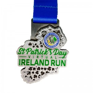 カスタムシリコンリボンエポキシースポーツコンペティションアワードランニングのためのメダル