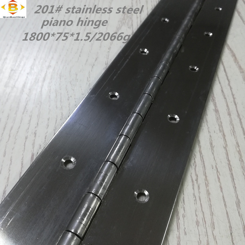 標準サイズの長いヒンジ201#72 ’’*2.5 72*3厚さステンレス鋼ピアノヒンジ連続列キャビネットピアノヒンジ