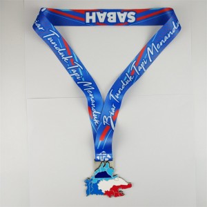 都市企業イベント賞の記念メダル亜鉛合金キャスティングマップ