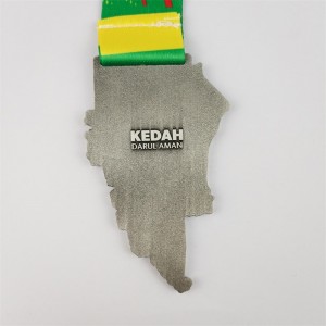 独自のロゴブランク3Dメタル賞ODMゴールドシルバーとブロンズメダルをデザインする