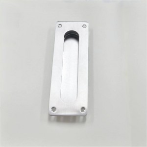 7.09インチ埋め込み指のフラッシュポケットドアクローゼットのドア、スライド留められた納屋のドアハンドル、ブラシ付きステンレス鋼の長方形のドアプルハードウェア