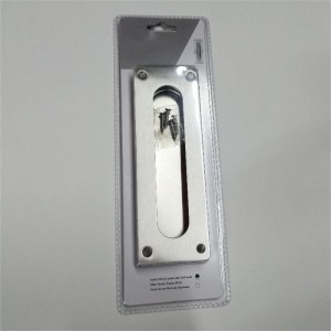 7.09インチ埋め込み指のフラッシュポケットドアクローゼットのドア、スライド留められた納屋のドアハンドル、ブラシ付きステンレス鋼の長方形のドアプルハードウェア