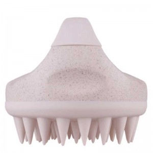 生分解性小麦ストローシャンプーマッサージャーブラシ頭スクロップ角質除去洗浄コムボディシャワーブラシバススパスリミングマッサージブラシ